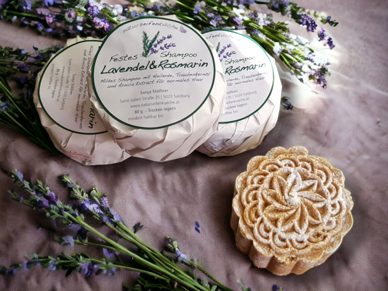 festes Schampoo Lavendel & Rosmarien