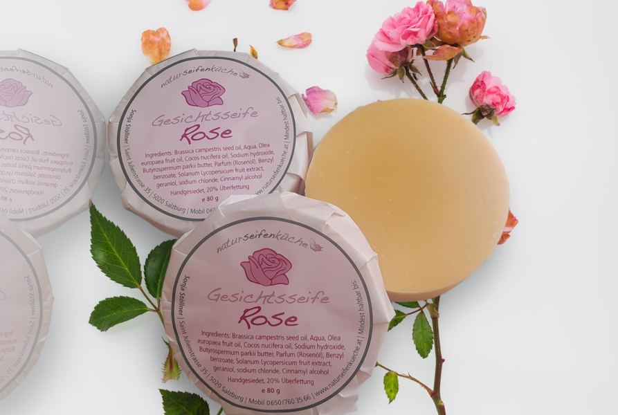Gesichtseife Rose