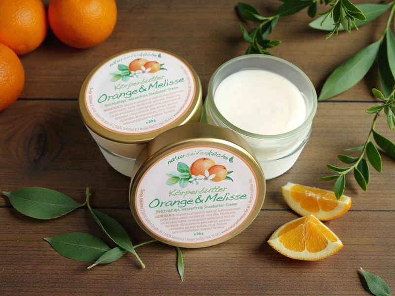 Körper Butter Orange-Melisse