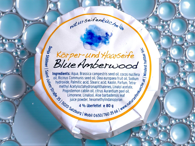 Körper und Haarseife Blue Amberwood