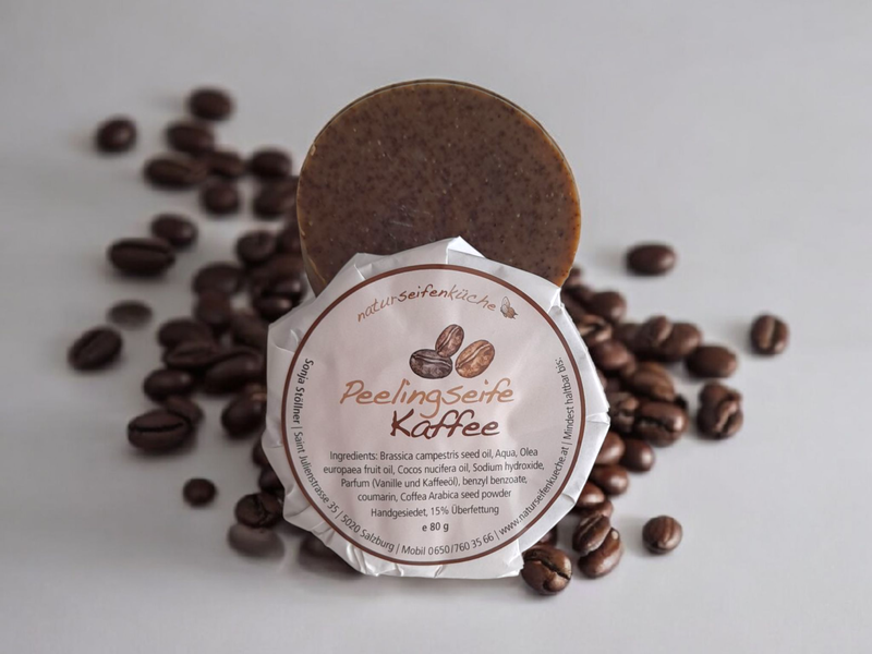 Peelingseife Kaffee