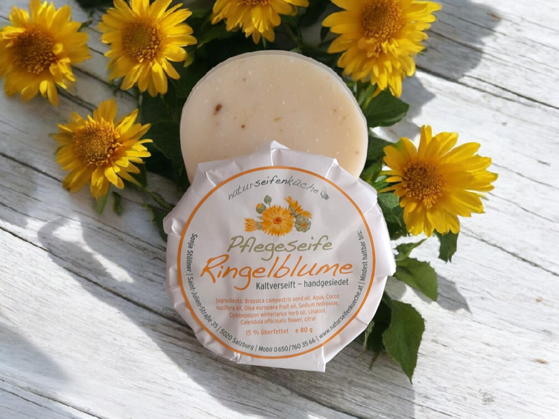 Pflegeseife Ringelblume-Melisse