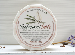 Teebaumöl Pflegeseife bei Hautunreinheiten